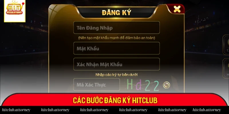Ba bước đăng ký Hitclub