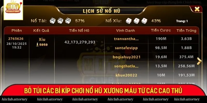 Bỏ túi các bí kíp chơi nổ hũ xương máu từ các cao thủ