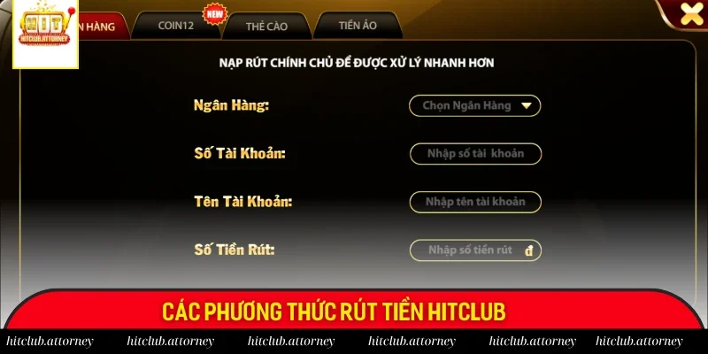 Các cách thức giao dịch nhận thưởng Hitclub